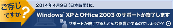 Windows XP$B%5%]!<%H=*N;$K$D$$$F(B